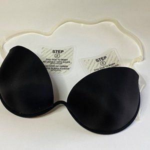 Combo bra, adhesive sides for backless dresses, tops.  Size 5,  chart in photo